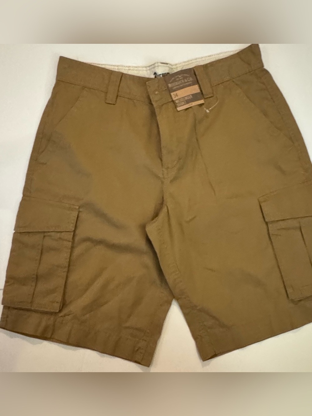 Roebuck & Co Messenger Cargo Shorts Men’s 34 Brown NWT Utility